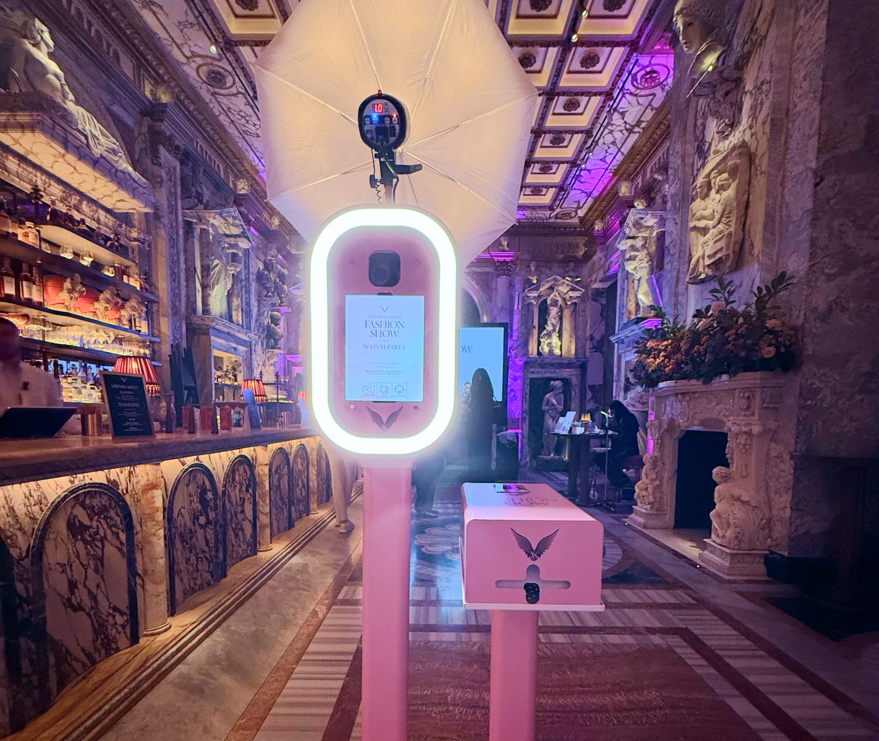 Glam Pod Photo Booth with sleek pod design for luxury events in London